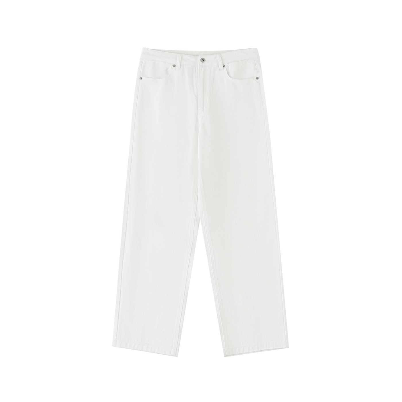 Heavyweight Cotton Straight-Leg Pants