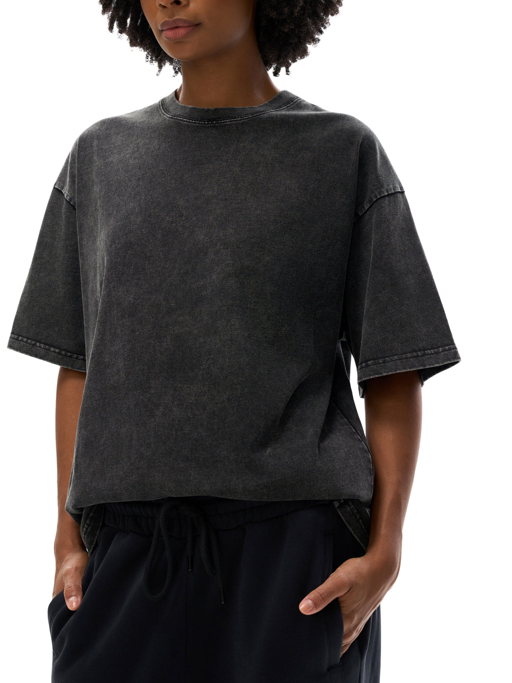 DEÈAV Snow Washed Oversized Cotton T-Shirt