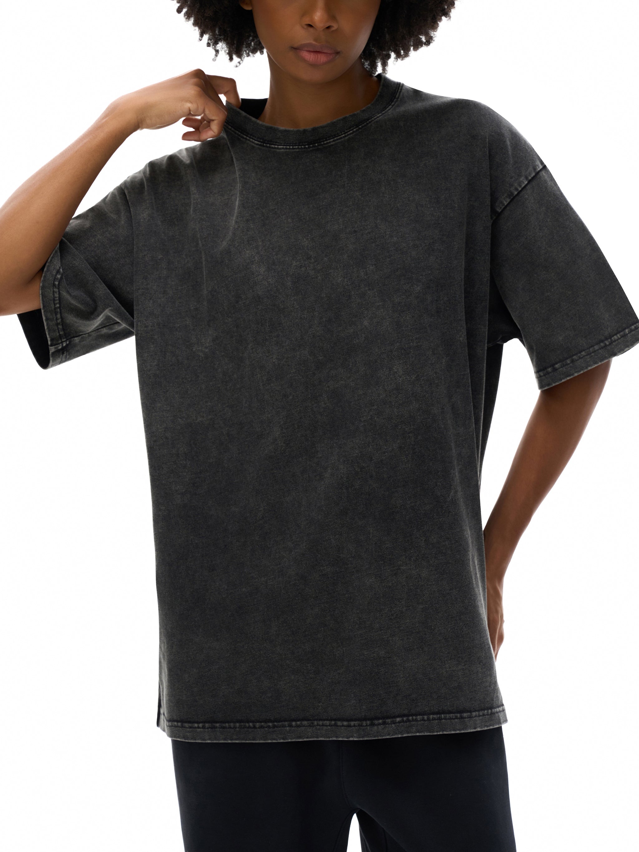DEÈAV Snow Washed Oversized Cotton T-Shirt